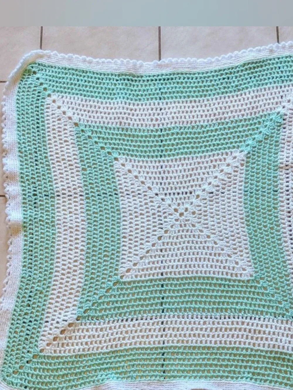 Blanket Baby Infant Handmade 34 Inches x 34 Inches